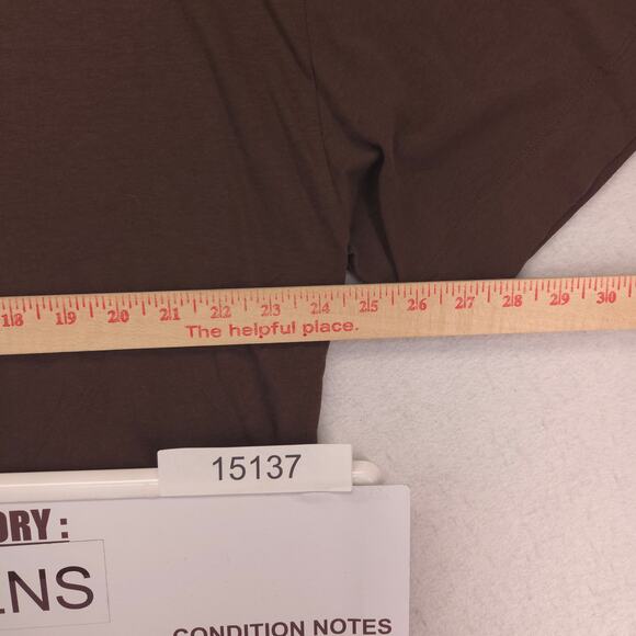 Asos Design Dark Future Crew Neck Graphic T-Shirt Mens Size Large L Brown - Picture 7 of 9